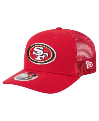 Мужская шапка Scarlet San Francisco 49ers Team из коллекции New Era Team 9SEVENTY с регулируемой по длине застежкой-молнией, красная