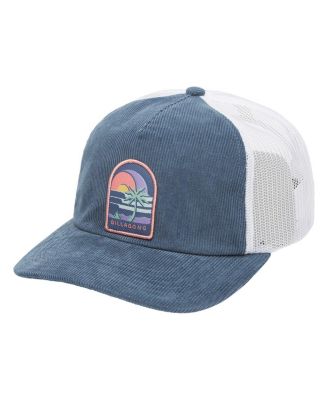 Мужская светло-голубая шляпа дальнобойщика Billabong с регулируемой посадкой