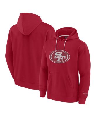 Мужская толстовка-пуловер Fanatics Scarlet San Francisco 49ers Elements Pace с капюшоном