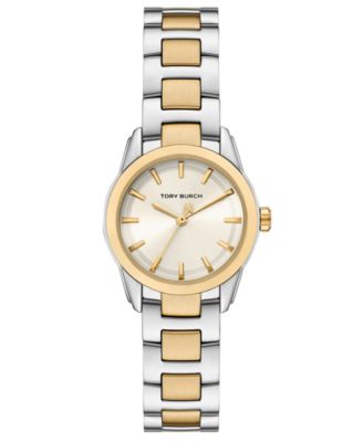 Женские двухцветные часы-браслет The Miller из нержавеющей стали Tory Burch, 28 мм, многоцветный