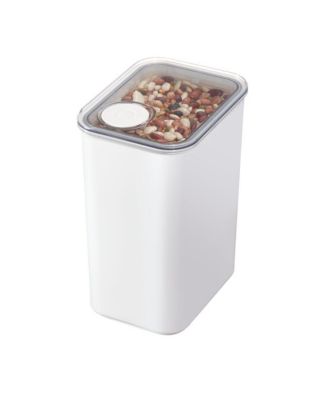 Большая герметичная канистра IDesign со съемной крышкой для заливки - Белая