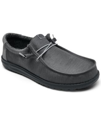 Мужские повседневные мокасины-слипоны Wally из эластичного холста Hey Dude от Finish Line