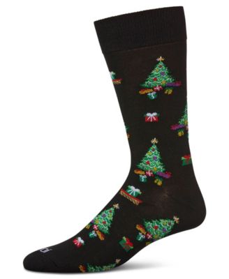 Мужские носки Memoi's Gifted Trees Holiday Crew