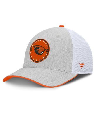Мужская шапка Fanatics Heather Grey от штата Орегон Beavers Trigger Flex серого цвета