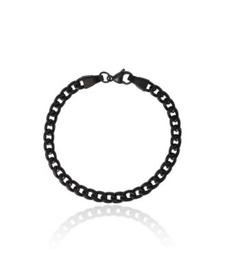 Браслет-цепочка Lucky Brand Figaro - 8,5-дюймовая цепочка черного цвета