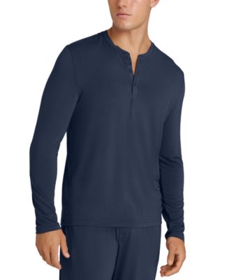 Мужская футболка Tommy John's Second Skin с длинным рукавом Henley от Tommy John