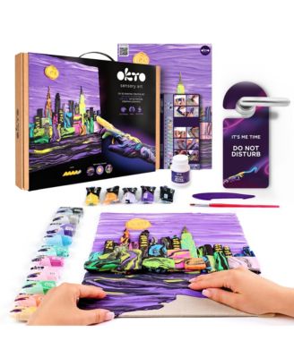 Набор для 3D рисования OKTO воздушно-сухой глиной Newyorkskyline (11,8 x 15,7 дюйма) multi