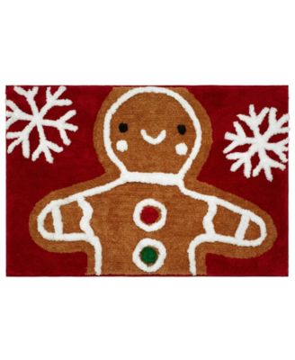 Коврик для ванной из полиэстера Avanti Gingerbread Man, 30