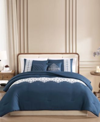 Macy's Jaylyn с вышивкой, 5 шт. Наборы стеганых одеял