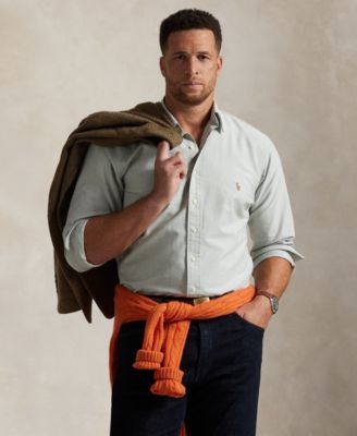 Мужская рубашка Polo Ralph Lauren в стиле Big & Tall из Оксфорда