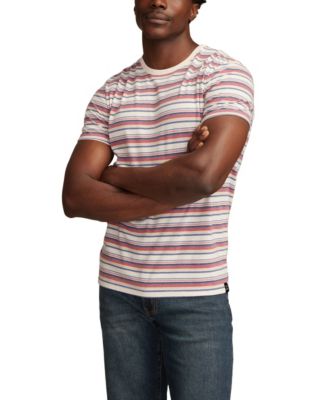 Мужская футболка с круглым вырезом в полоску Venice Burnout от бренда Lucky