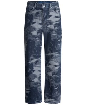 Мужские джинсы Carpenter прямого кроя от Hugo Boss