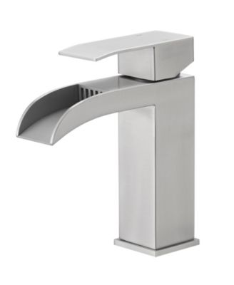 Современный черный смеситель для ванной комнаты Greenspring с одной ручкой и одним отверстием, сливной кран для раковины без капельниц