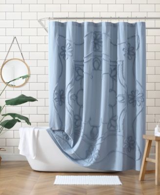 Хлопчатобумажная занавеска для душа Peri Home Retro Scroll, 72