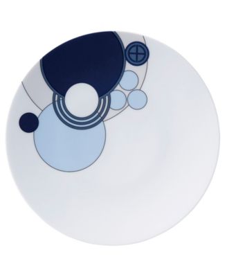 Тарелка купе Noritake Frank Lloyd Wright Imperial Cabaret Blue, 9-1/2