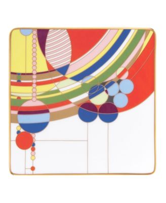 Квадратная тарелка Noritake Frank Lloyd Wright March Balloons, 6 дюймов