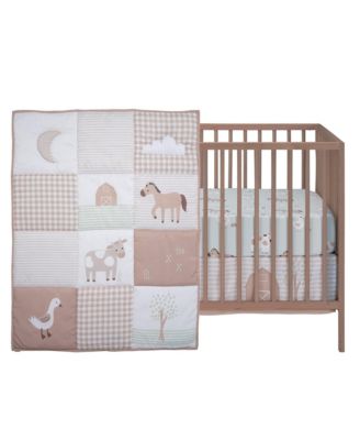 Комплект постельного белья для детской кроватки Bedtime Originals Baby Farmyard Friends из 3 предметов