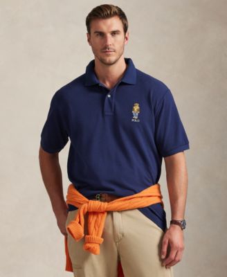 Мужская рубашка поло с вышивкой Big & Tall Bear от Polo Ralph Lauren