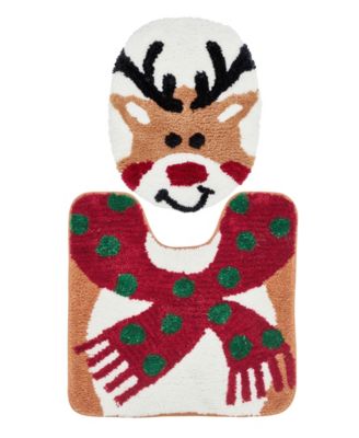 Набор ковриков для ванной VCNY Home Reindeer Holiday, 2 штуки