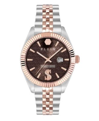 Мужские двухцветные часы Philipp Plein из нержавеющей стали, 41 мм