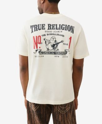 Мужская футболка True Religion с коротким рукавом и логотипом в виде подковы