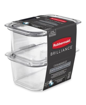 Контейнер для хранения продуктов Rubbermaid Brilliance 2-Pack объемом 4,7 стакана