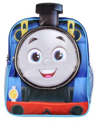 Детский школьный рюкзак для игрушек Thomas The Train and Friends, 14 дюймов, с 3D-персонажем, синий
