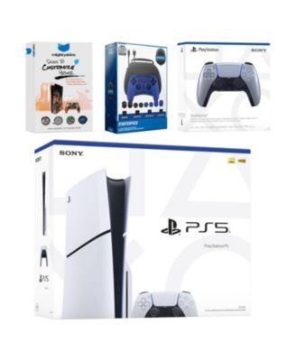 Игровая консоль Sony PS5 Slim Disc комплект, серебристая