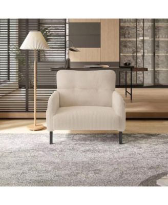 Кресло Streamdale Furniture из вельвета с широким сиденьем - Гостиная/Спальня
