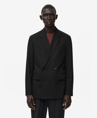 Мужской двубортный костюм-блейзер Mango из Бостона обычного кроя