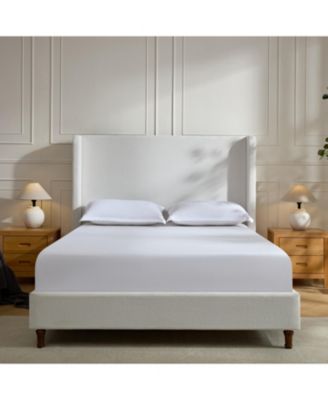 Мягкая кровать Streamdale Furniture Harper с высоким изголовьем Queen white