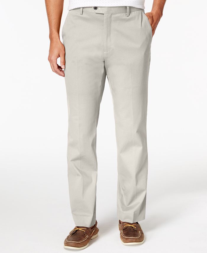 Tasso Elba Men's Regular-Fit Pants with Stretch, Created for Macy's ...