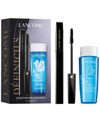 Lancôme, 2 шт. Подарочный набор туши для ресниц Définicils и средства для снятия макияжа Bi-Facil без цвета