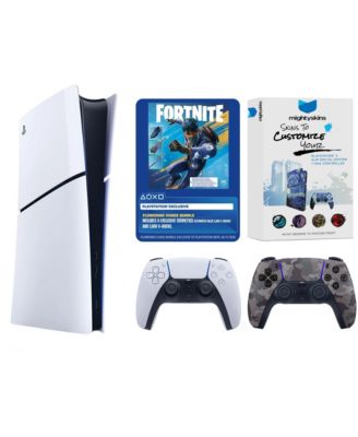 Игровая консоль Sony PS5 Digital Fortnite, серый камуфляж