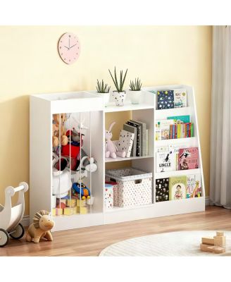 Детская книжная полка Streamdale Furniture для хранения книг и игрушек, 3-ярусный книжный шкаф-слинг для детской комнаты