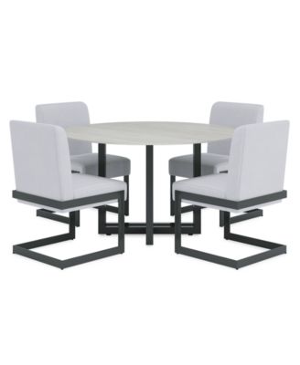 Emila, 5 шт. Круглый обеденный стол и стулья, созданный для Macy's