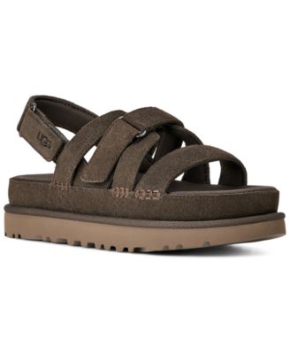 UGG® Женские босоножки Goldenstar Gleam с открытым носком серого цвета