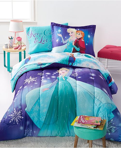 Amazon Com Franco Kids Bedding Super Soft Comforter And Sheet Set With Sham 7 Piece Full Size Disney Frozen 2 Home Kitchen