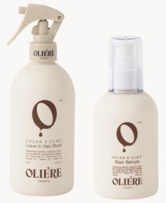 Oliere Paris Color Eclat Несмываемый дуэт для увлажнения и придания блеска волосам, стоимость 127 долларов, без цвета
