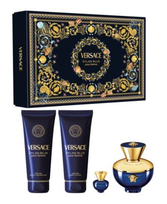 Versace, 4 шт. Подарочный набор парфюмированной воды Dylan Blue Pour Femme без цвета