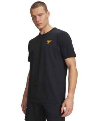 Мужская футболка с круглым вырезом Under Armour Project Rock Rents Due, черная