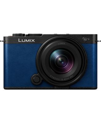 Беззеркальный фотоаппарат Panasonic LUMIX S9 с объективом 18-40 мм синего цвета