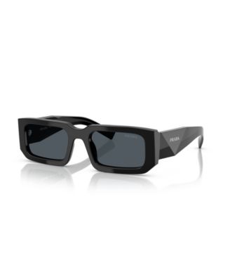 Мужские прямоугольные солнцезащитные очки Prada, PR 06YS, черный