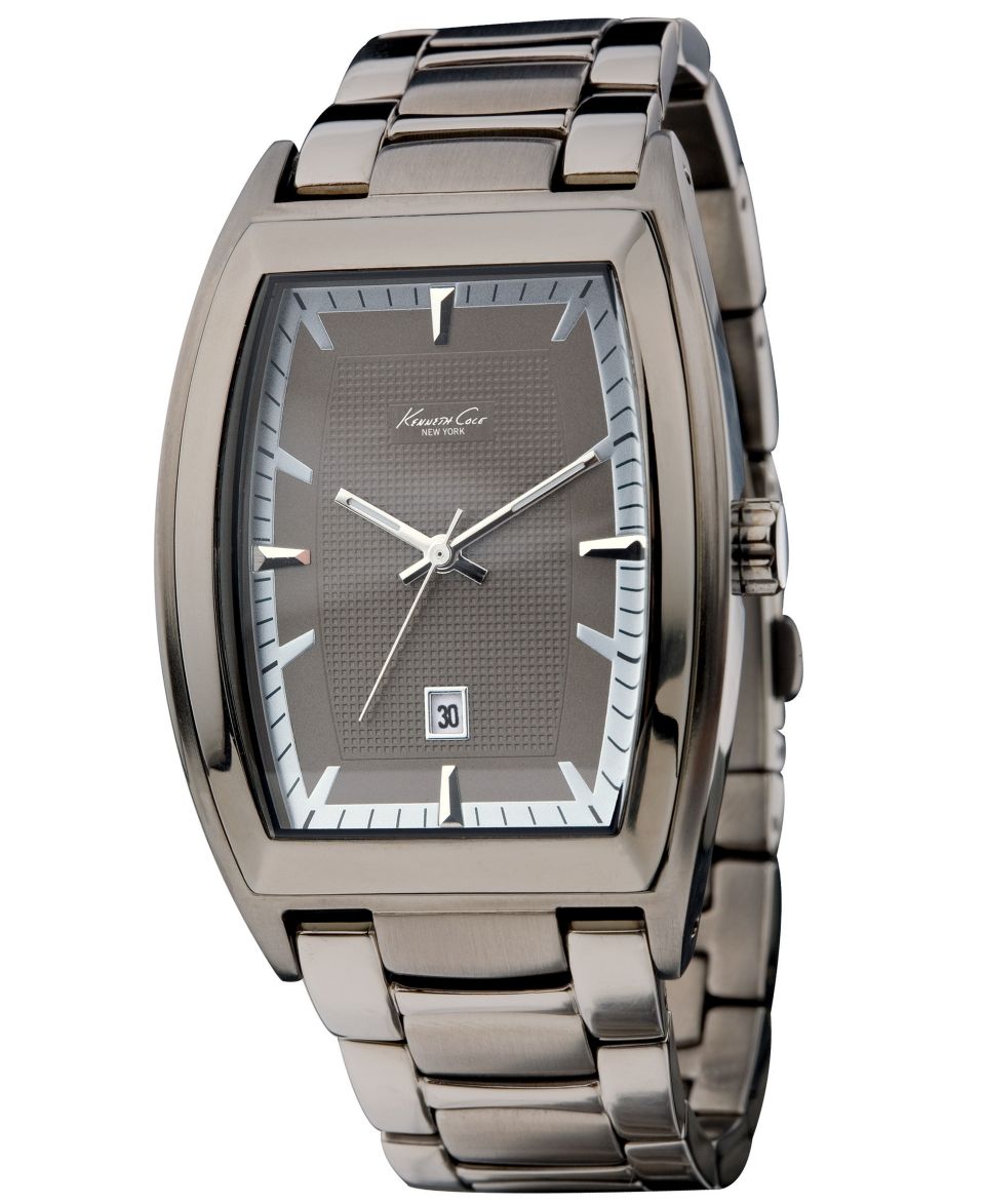 Kenneth Cole New York Watch, Mens Gunmetal Ion Plated Bracelet KC3756