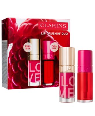 Clarins, 2 шт. Набор масел для губ Lip Crushin' Duo, белый