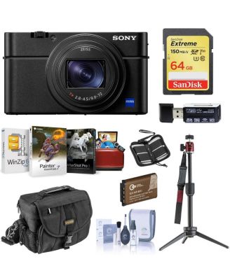 Цифровая камера Sony Cyber-shot DSC-RX100 VII, комплект 64 ГБ, черная