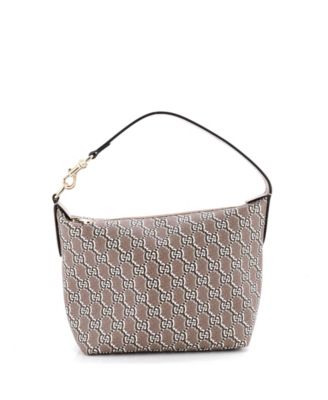 Бывшая в употреблении сумка Gucci Super Mini Ophidia на молнии GG Shadow Coated Canvas коричневого цвета