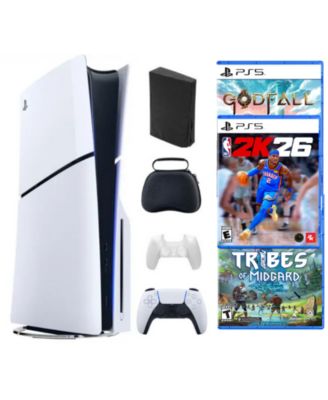 Комплект дисков Sony Playstation 5 Slim с игрой NBA 2K26 + 2 бонусными играми и аксессуарами без цвета