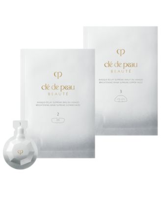 Набор для ухода за осветляющей маской Clé de Peau Beauté из 6 частей без цвета