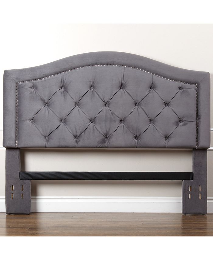 Abbyson Living Edwyn King/California King Tufted Velvet Headboard